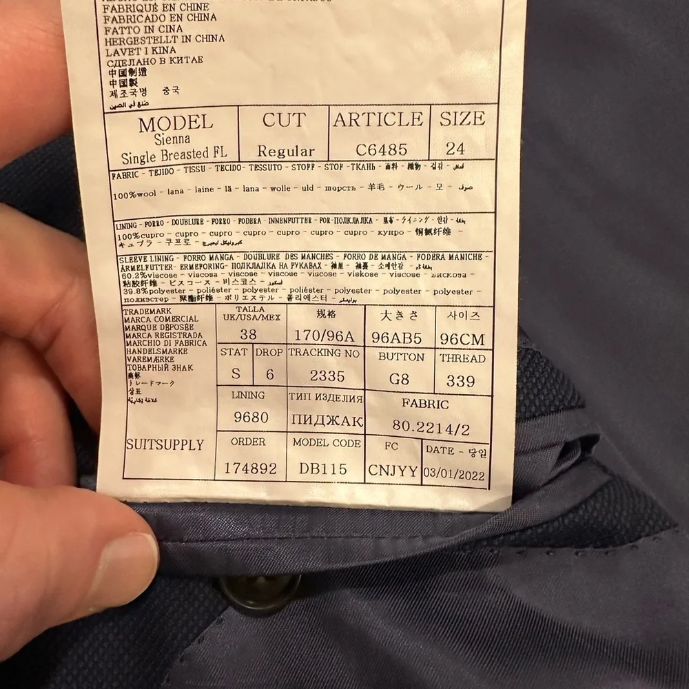 Suitsupply Bird’s Eye Sienna Suit - Picture 6 of 13